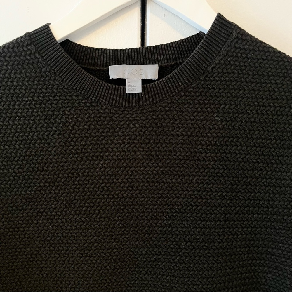 COS Textured Crewneck Sweater